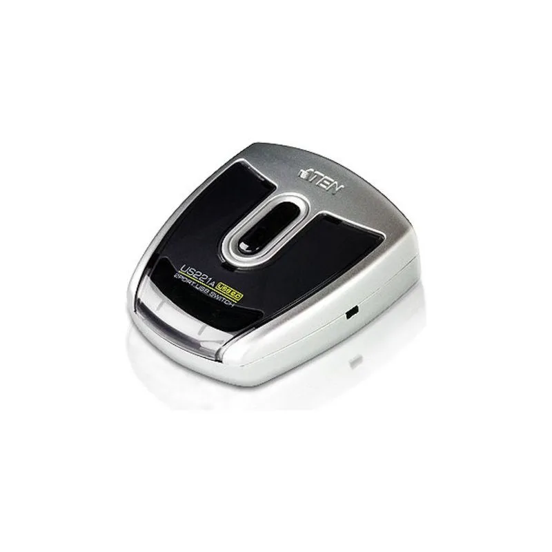 Aten Auto Peripheral Switch 2x1 USB 2.0, 2x PC, 1x USB 2.0 Ports, Auto Port Selector, Configurable Via Software, Hot Pluggable