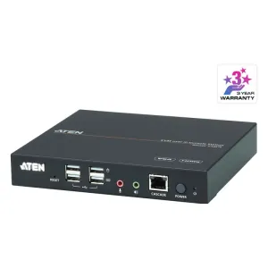 Aten VGA and HDMI Dual View USB KVM Console station for selected Aten KNxxxx KVM over IP series, supports full HD with design for 0U rack space