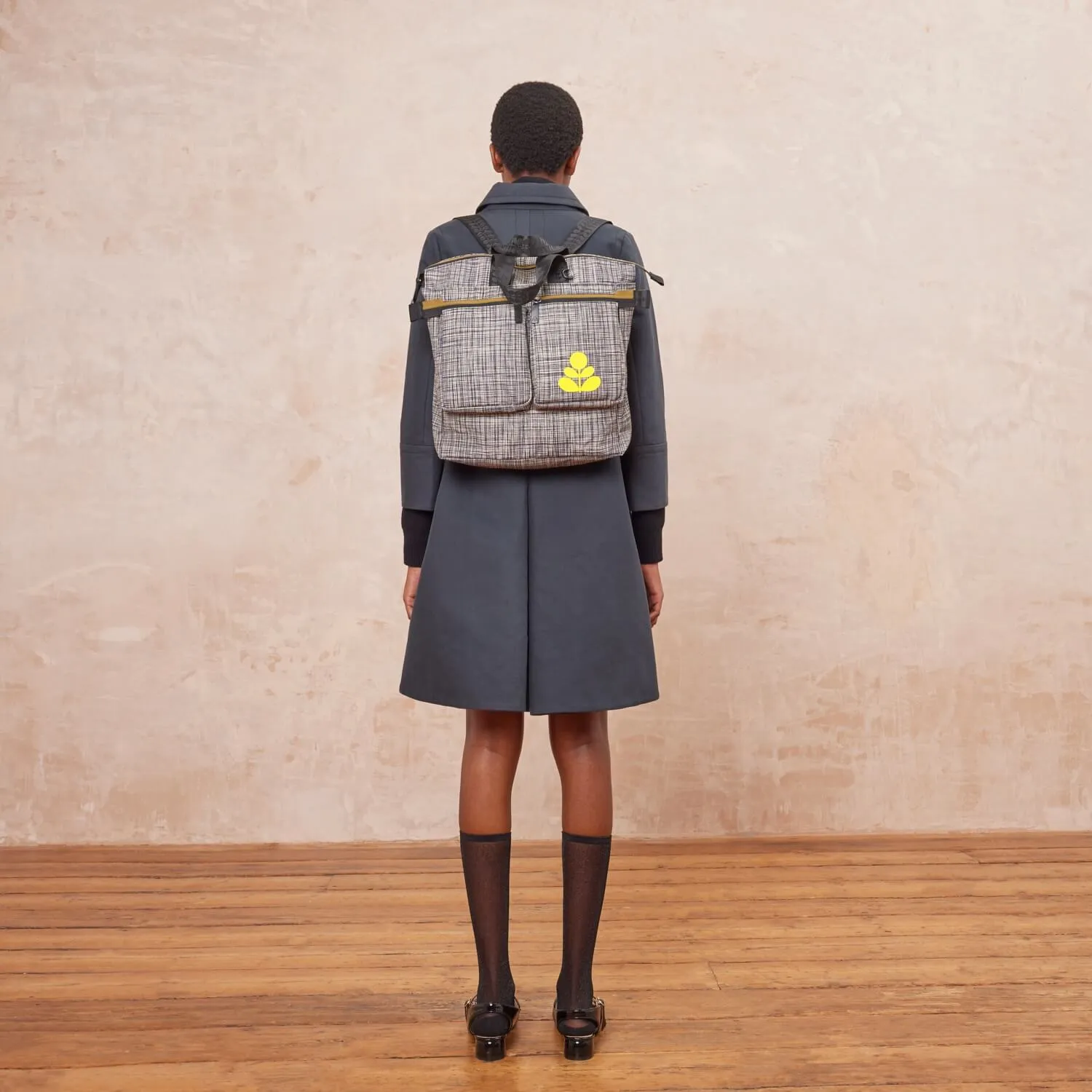 Axis Backpack - Scribble Print Black