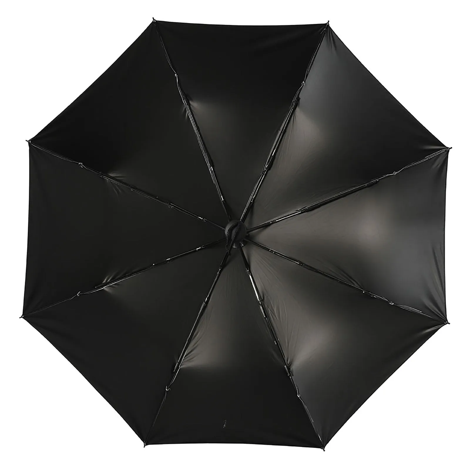 Dancing Beach Sasquatch Manual Triple Folding Umbrella with Pattern Outside ZYS02-8K