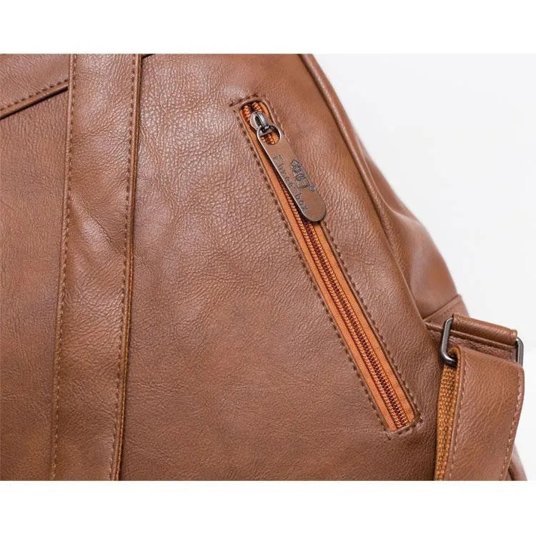English Leather Laptop Backpack
