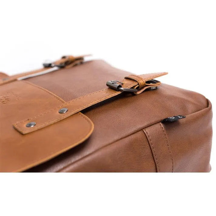 English Leather Laptop Backpack