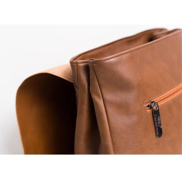 English Leather Laptop Backpack