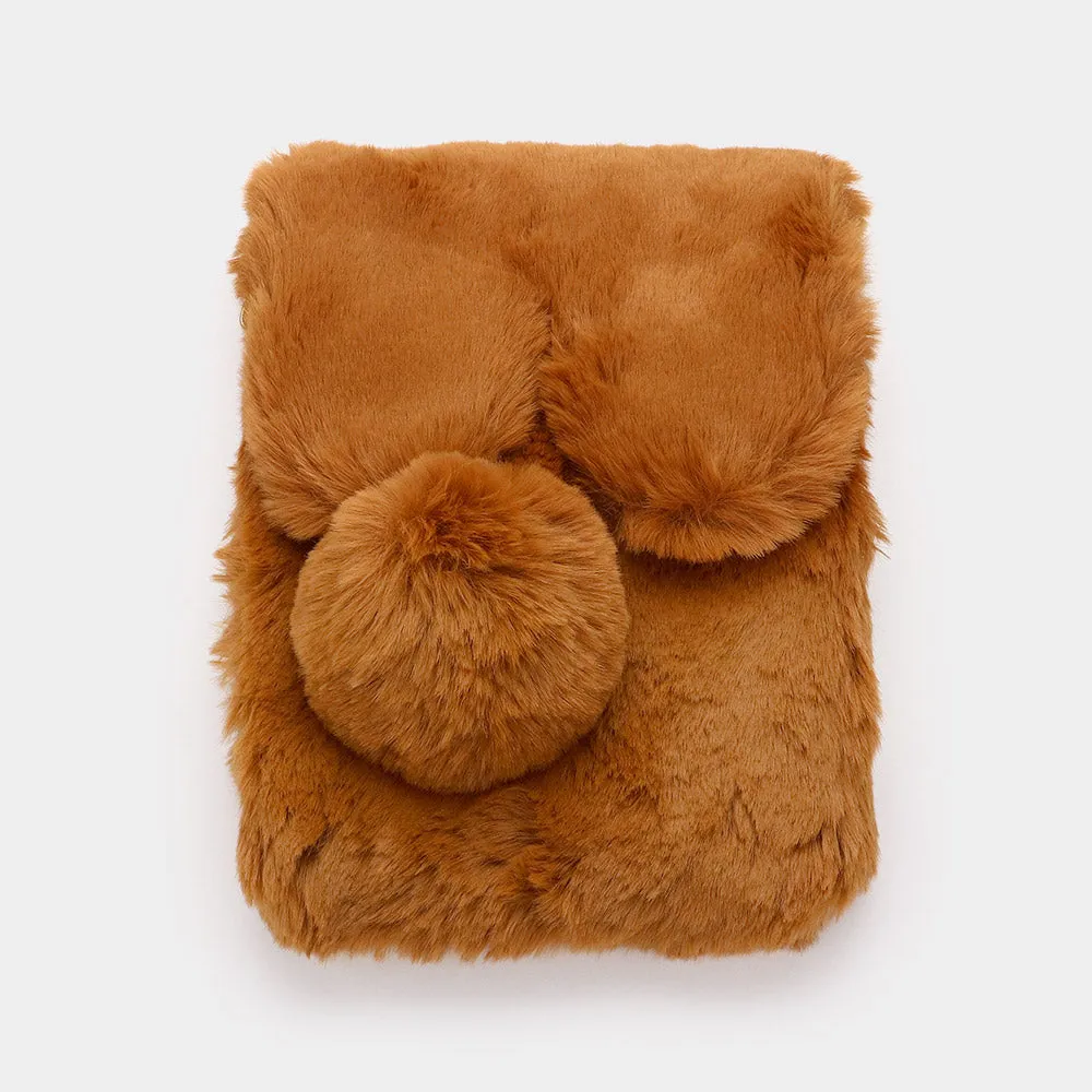 iLLASPARKZ Faux Fur Bunny Clutch / Crossbody Bag