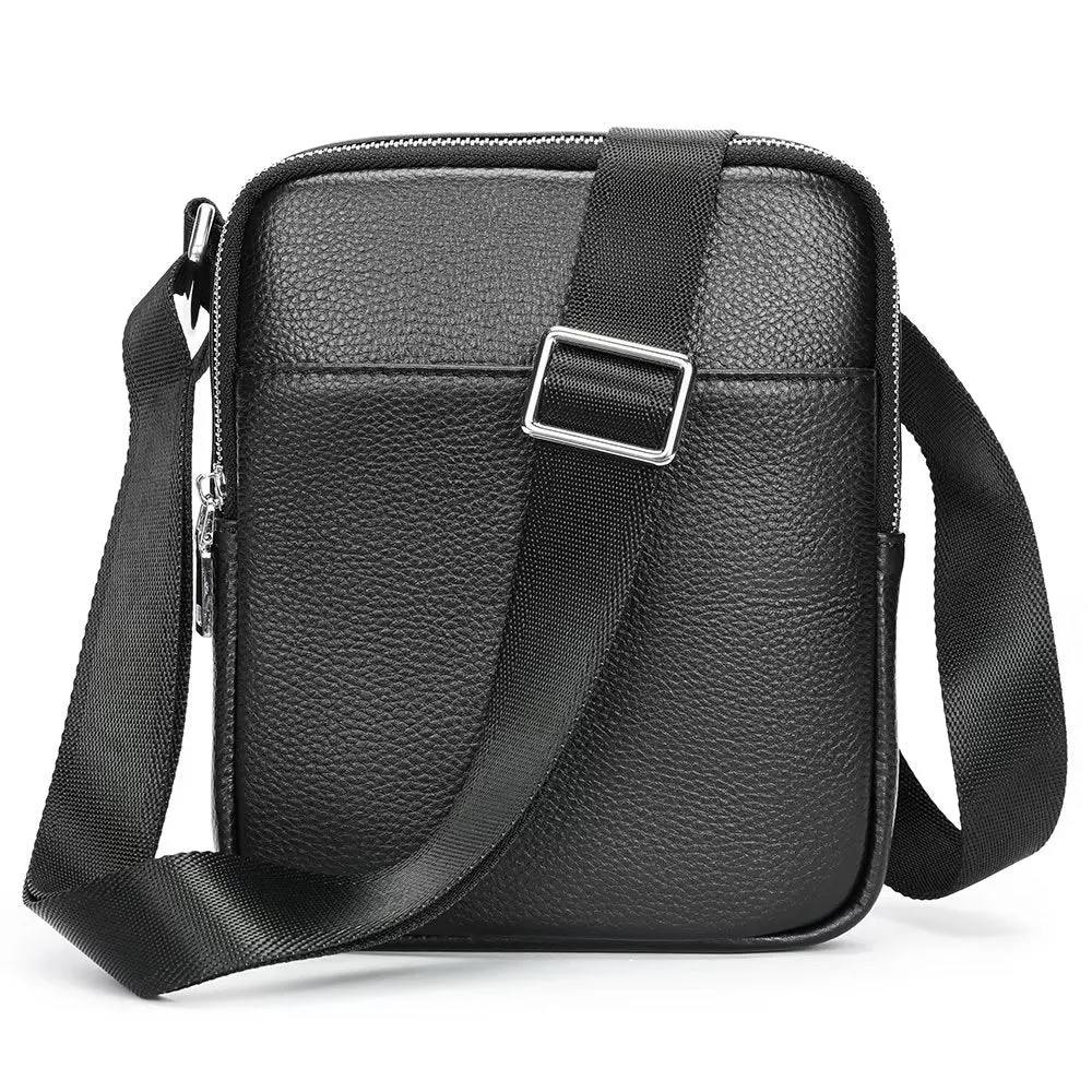 Luxury Leather Flap Studded Crossbody Bag