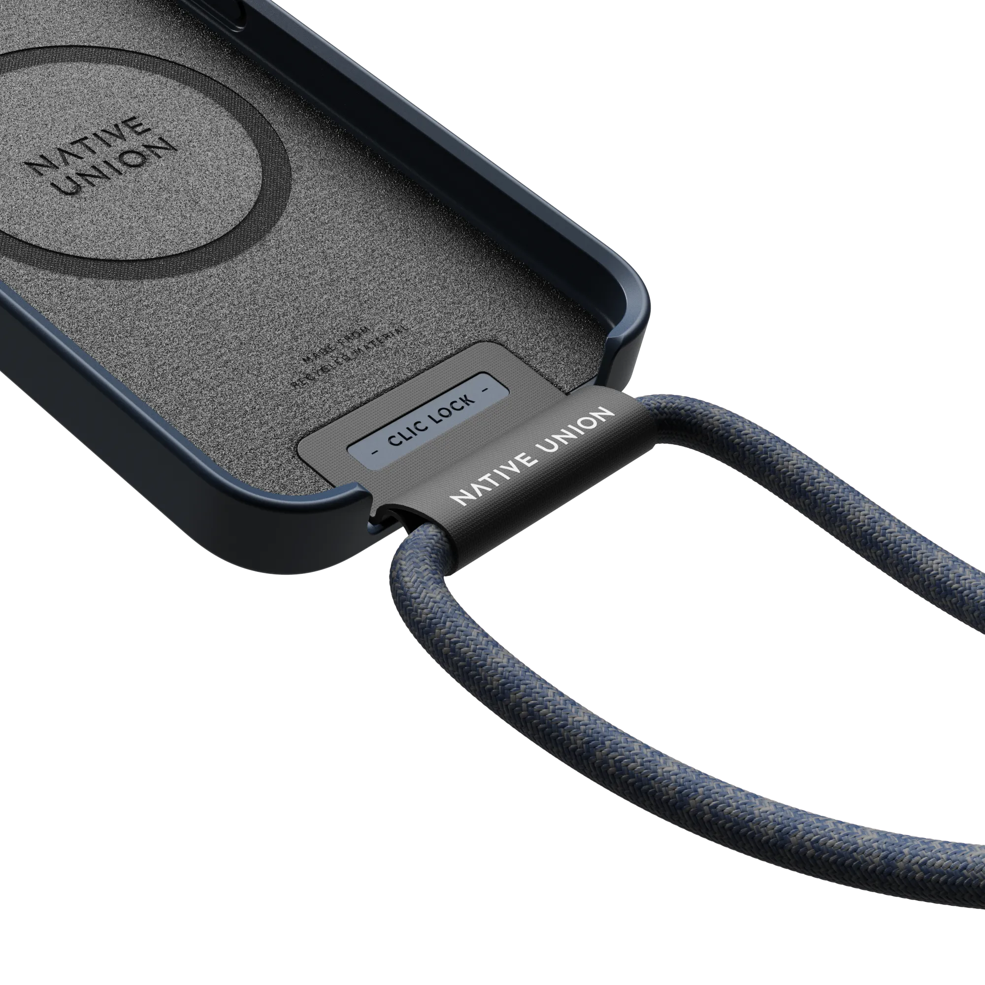 NATIVE UNION Crossbody Sling Strap For Magnetic Clic Case - Navy