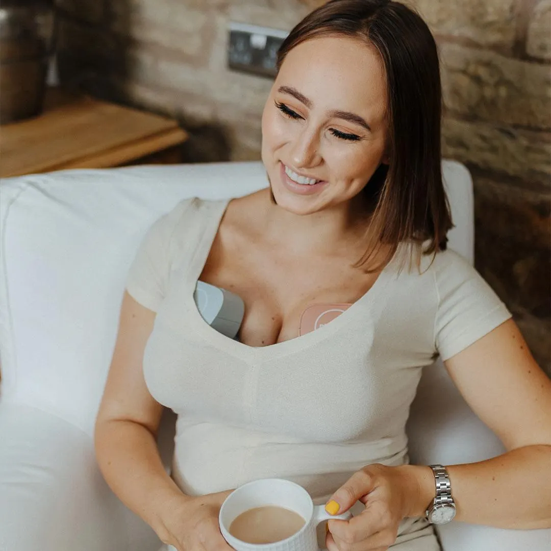 Pippeta Wearable Hands Free Breast Pump - Sea Salt