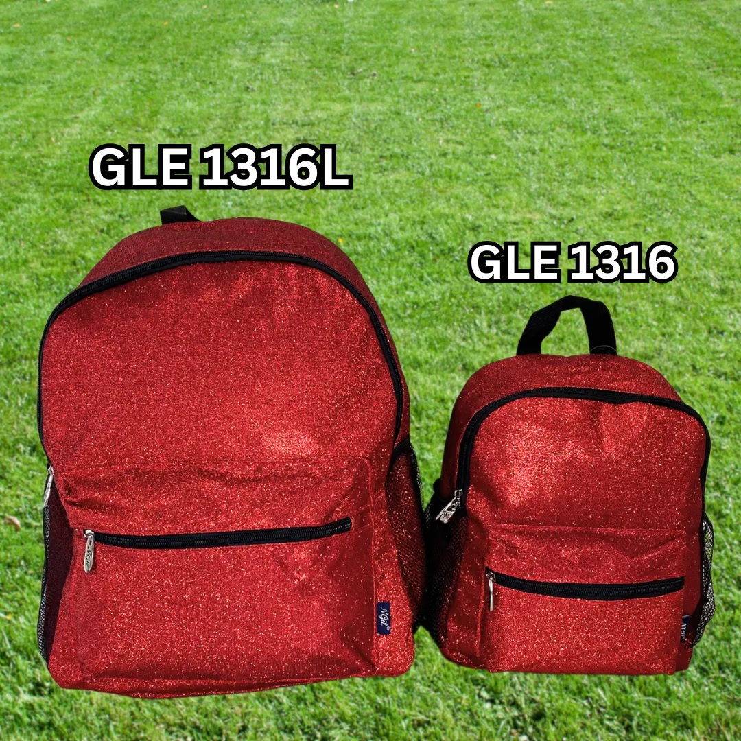 Red Glitter NGIL Gymnastics Competition backpacks and Cheer Dance Backpack